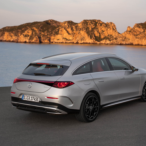 2026 Mercedes-Benz CLA 350 4MATIC Shooting Brake X118 Rear View
