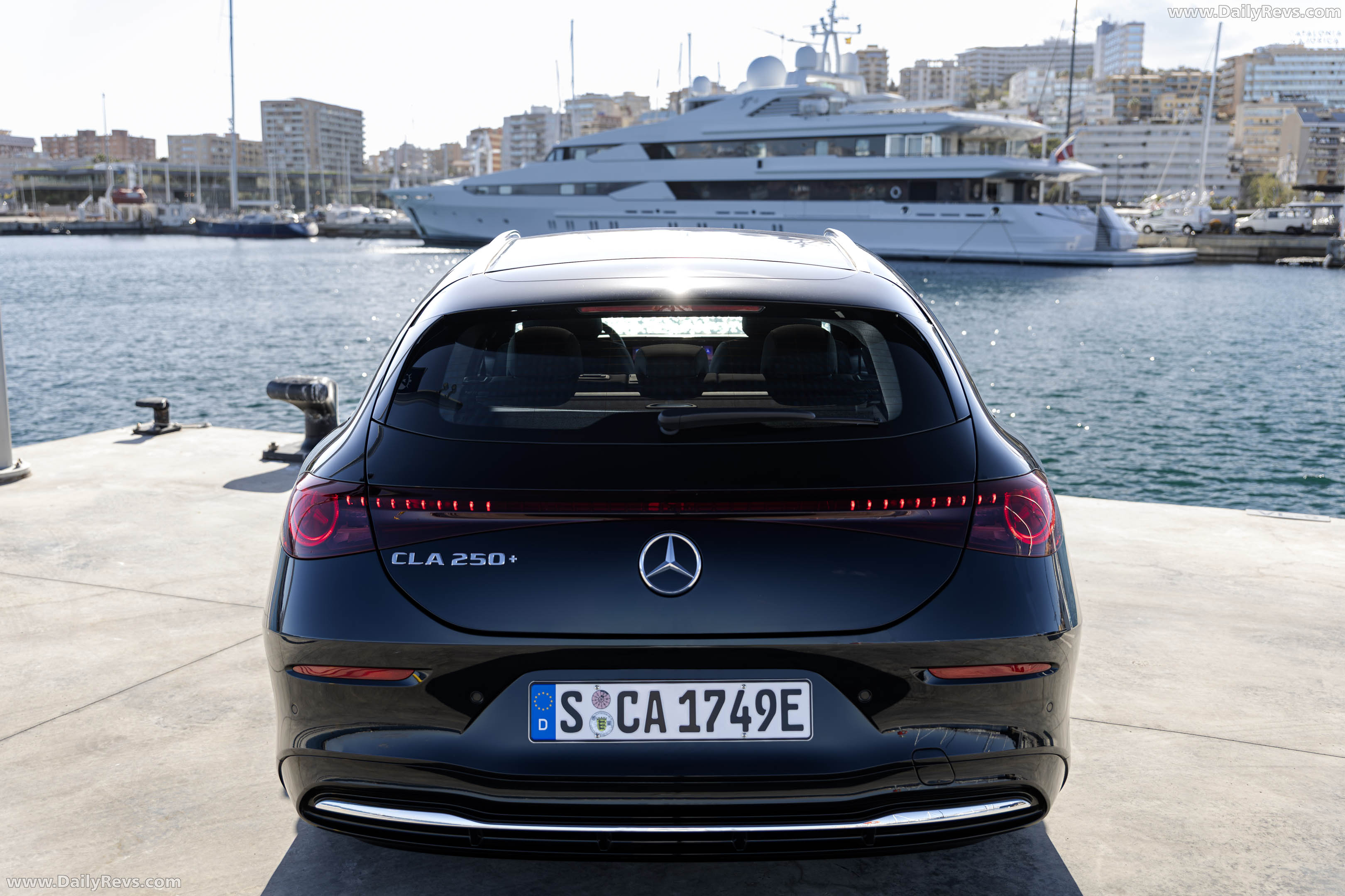2026 Mercedes-Benz CLA 250 Plus Shooting Brake X118 Cosmic Black Rear View
