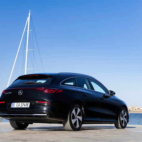 2026 Mercedes-Benz CLA 250 Plus Shooting Brake X118 Cosmic Black Rear View