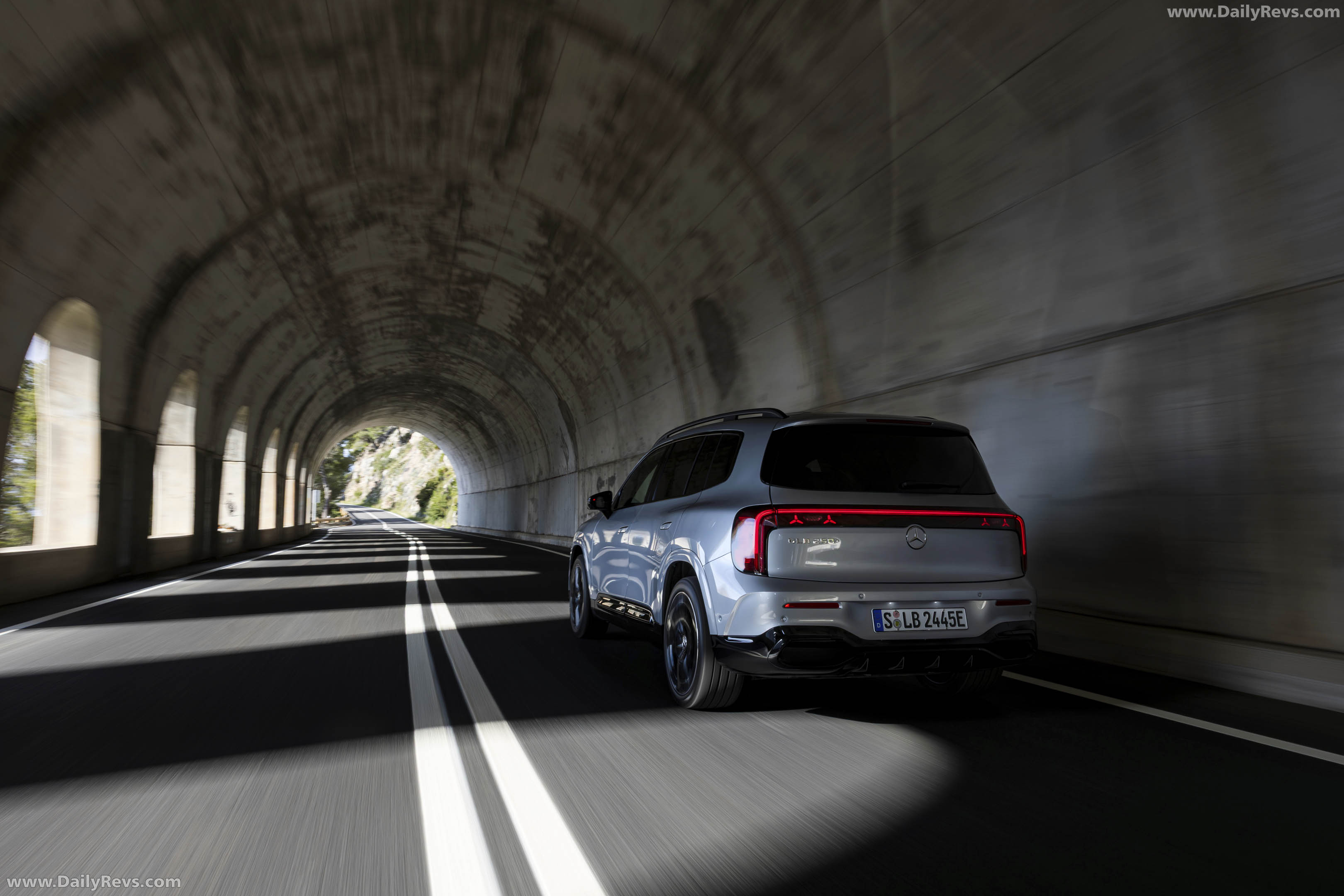 2027 Mercedes-Benz GLB 250 Plus EQ X247 High-tech Silver Rear View