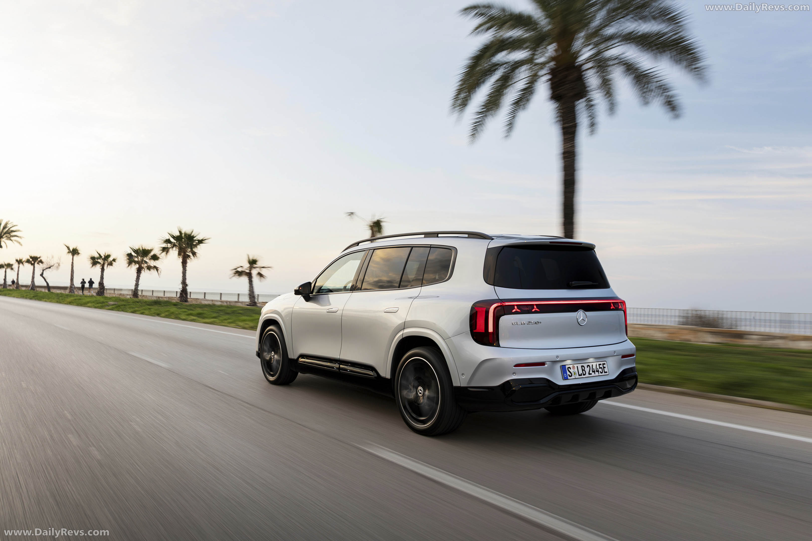2027 Mercedes-Benz GLB 250 Plus EQ X247 High-tech Silver Rear View