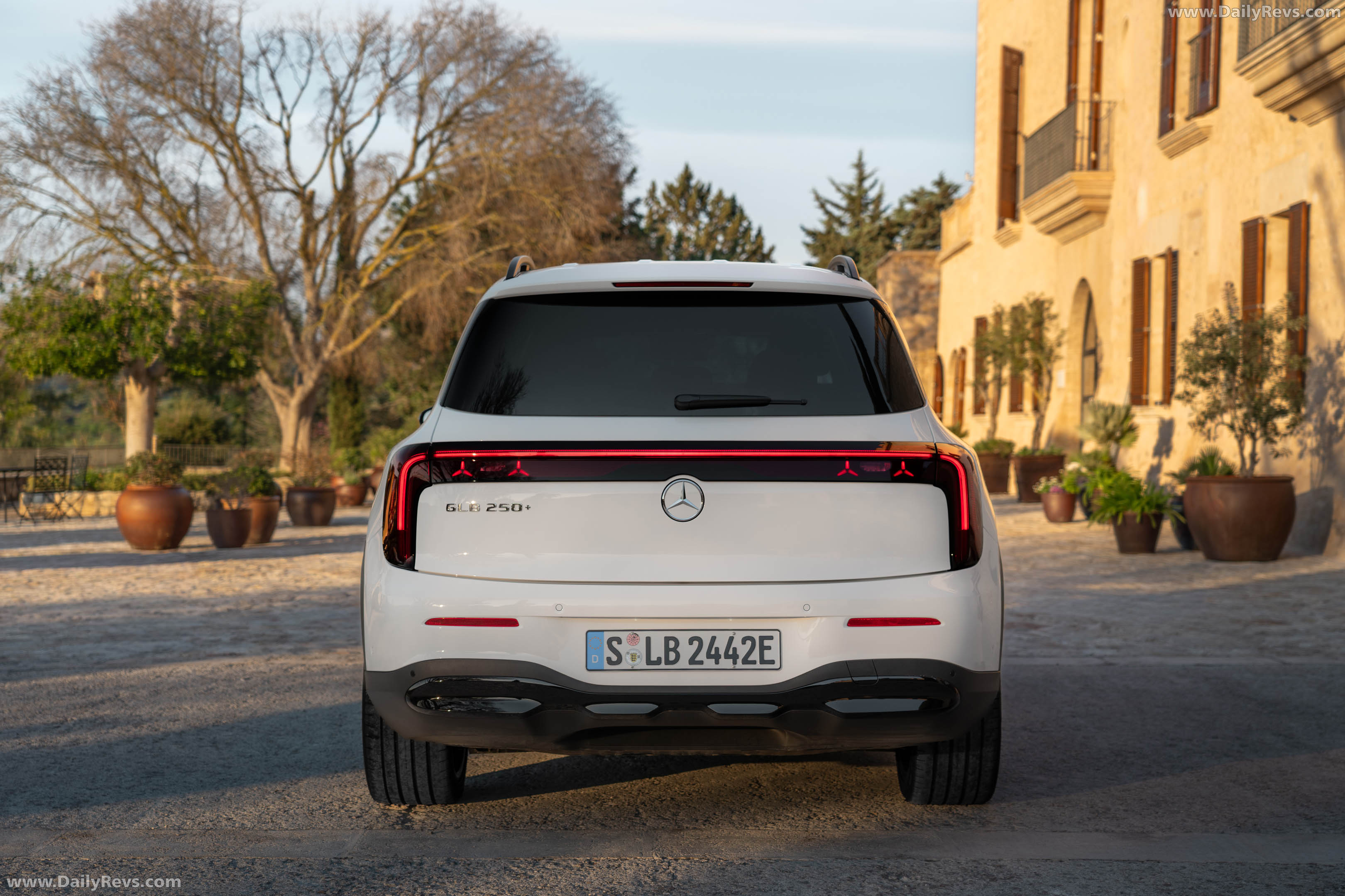 2027 Mercedes-Benz GLB 250 Plus EQ X247 Polar White Rear View