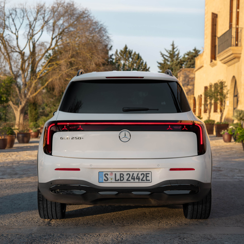 2027 Mercedes-Benz GLB 250 Plus EQ X247 Polar White Rear View
