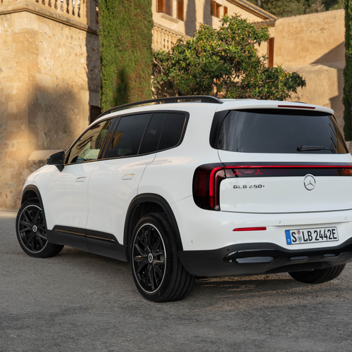 2027 Mercedes-Benz GLB 250 Plus EQ X247 Polar White Rear View