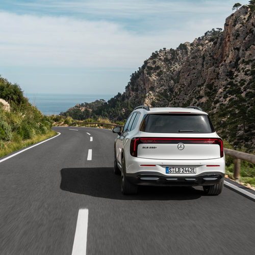 2027 Mercedes-Benz GLB 250 Plus EQ X247 Polar White Rear View