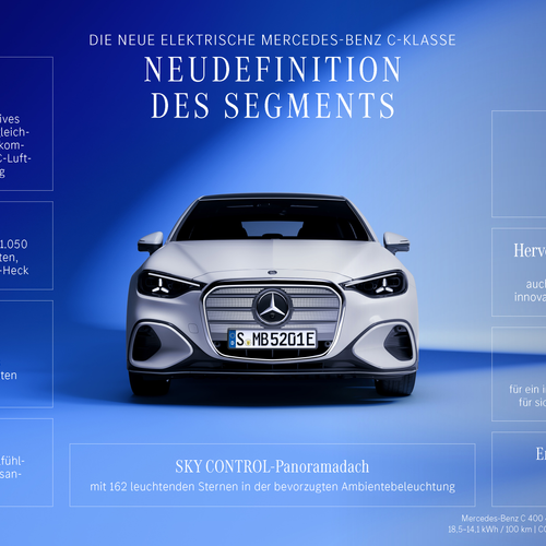 2027 Mercedes-Benz C-Class Electric W206 Sketches