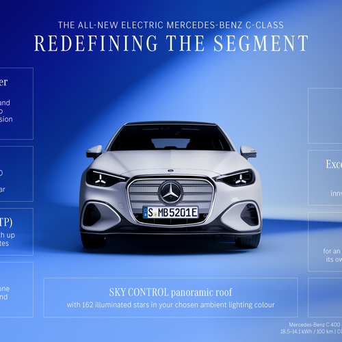 2027 Mercedes-Benz C-Class Electric W206 Sketches