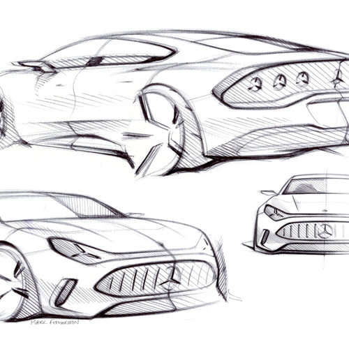 2027 Mercedes-Benz AMG GT 63 4-door Coupe X290 Sketches