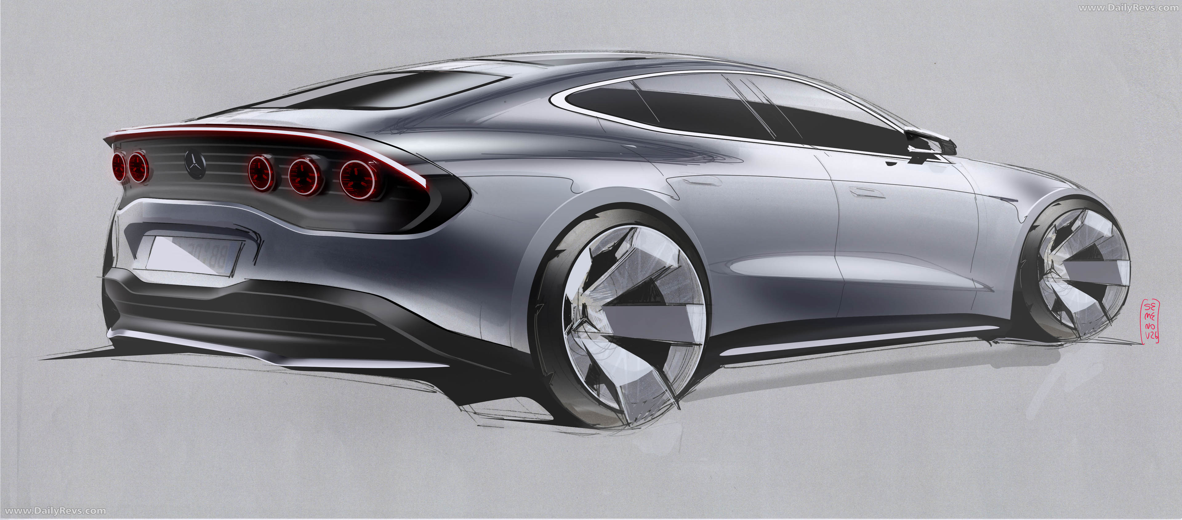 2027 Mercedes-Benz AMG GT 63 4-door Coupe X290 Sketches