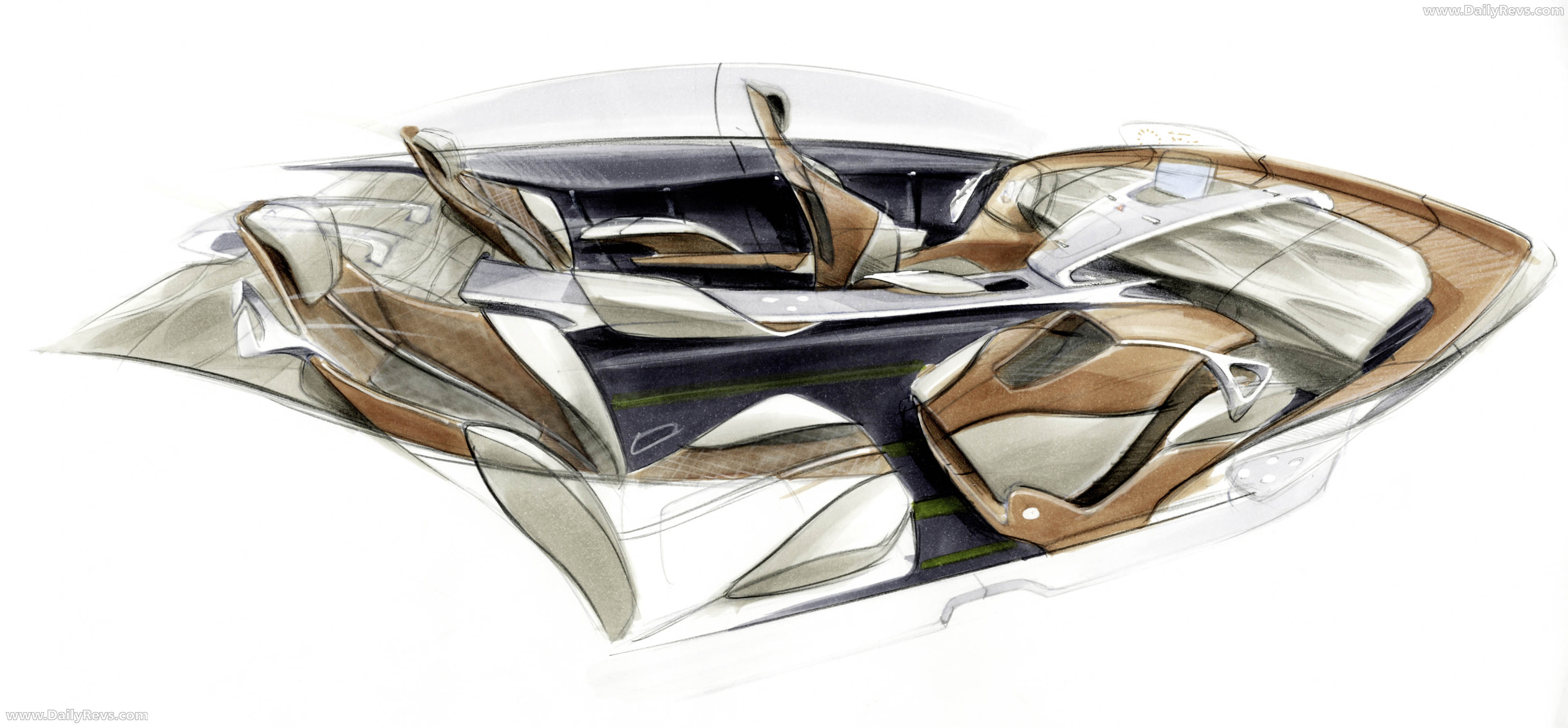 2010 Mercedes-Benz F800 Style Concept Sketches