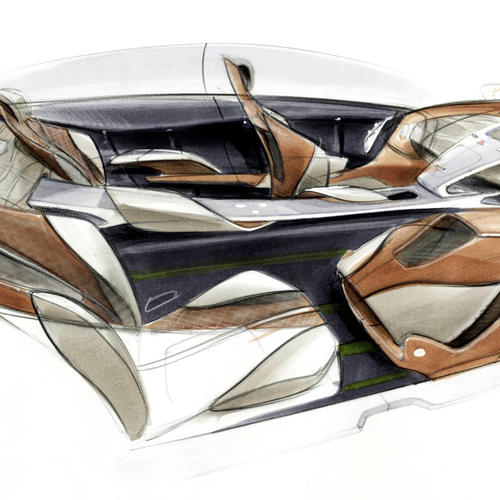 2010 Mercedes-Benz F800 Style Concept Sketches