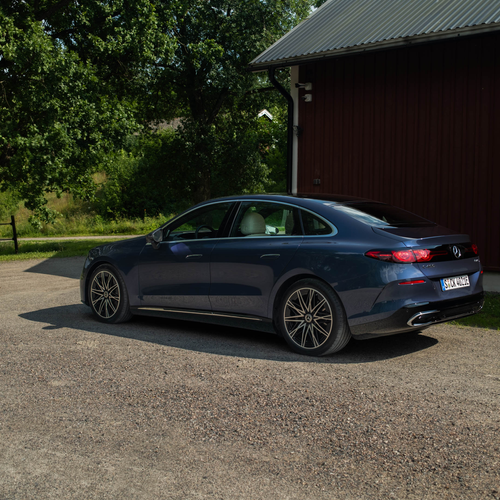 2027 Mercedes-Benz C 400 Electric W540 Twilight Blue Rear View