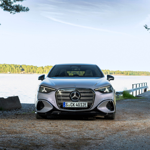 2027 Mercedes-Benz C 400 Electric W540 Miami Silver Front View
