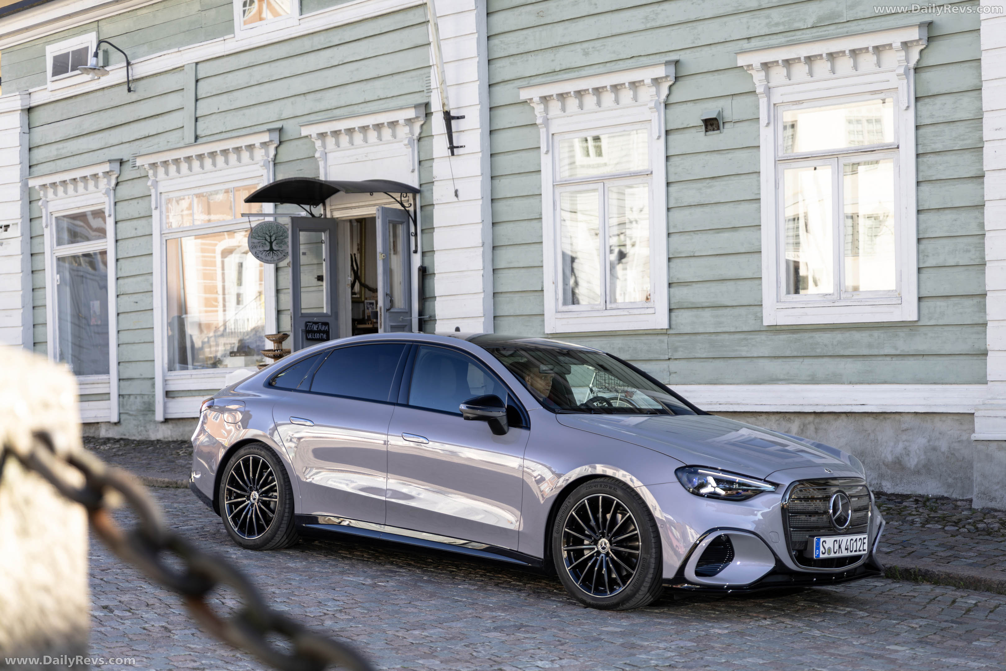 2027 Mercedes-Benz C 400 Electric W540 Miami Silver Front View
