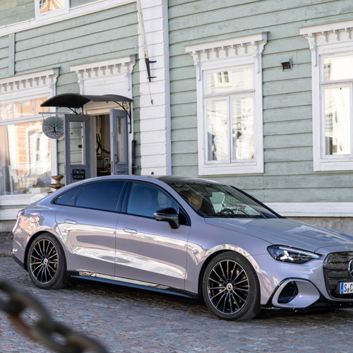 2027 Mercedes-Benz C 400 Electric W540 Miami Silver Front View