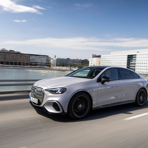 2027 Mercedes-Benz C 400 Electric W540 Miami Silver Front View