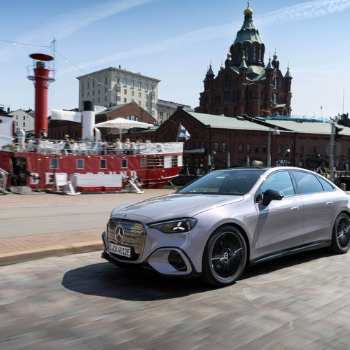 2027 Mercedes-Benz C 400 Electric W540 Miami Silver Front View