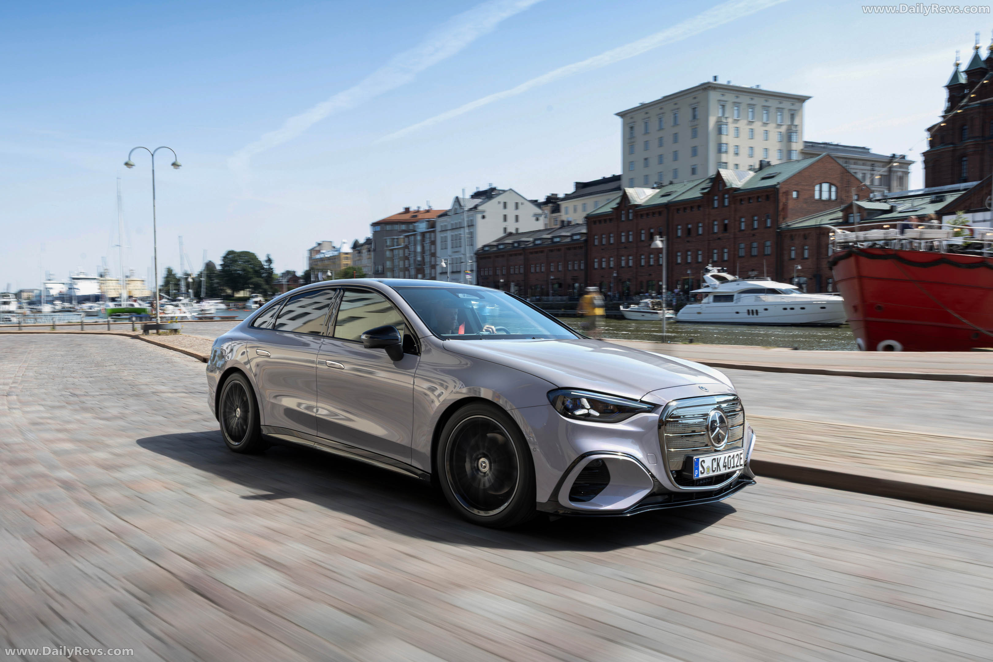 2027 Mercedes-Benz C 400 Electric W540 Miami Silver Front View