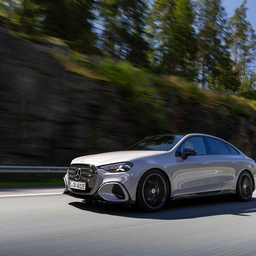 2027 Mercedes-Benz C 400 Electric W540 Miami Silver Front View