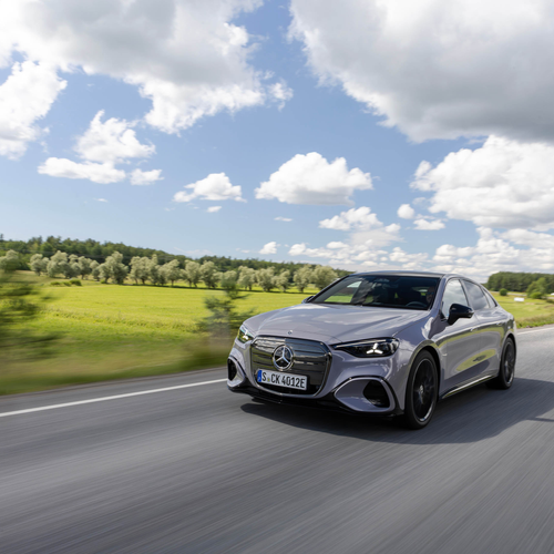 2027 Mercedes-Benz C 400 Electric W540 Miami Silver Front View