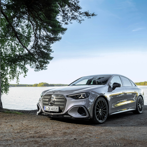 2027 Mercedes-Benz C 400 Electric W540 Miami Silver Front View