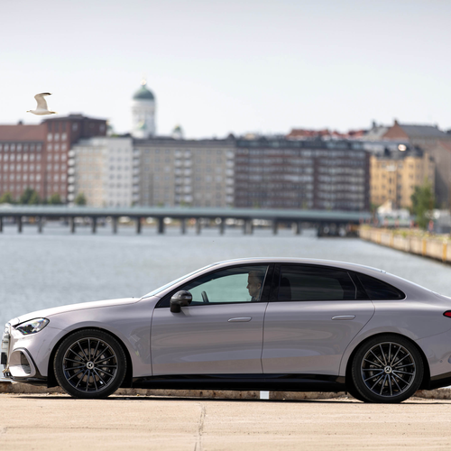 2027 Mercedes-Benz C 400 Electric W540 Miami Silver Side View