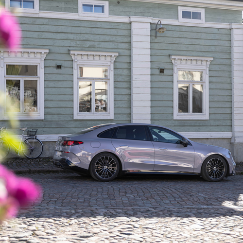 2027 Mercedes-Benz C 400 Electric W540 Miami Silver Side View