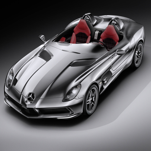 2009 Mercedes-Benz SLR Stirling Moss Z199 Top View