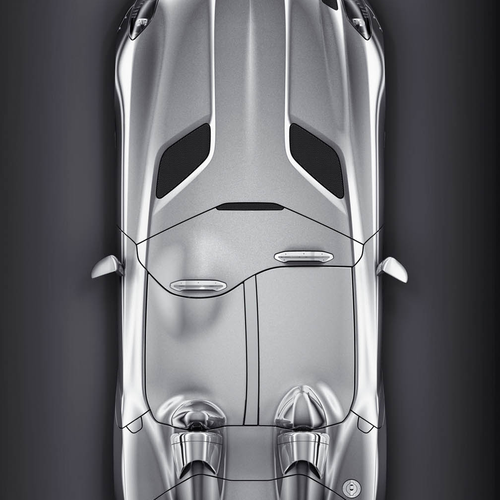 2009 Mercedes-Benz SLR Stirling Moss Z199 Top View
