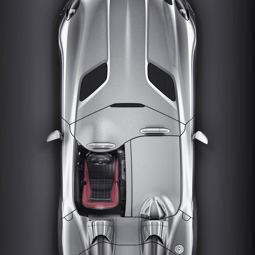 2009 Mercedes-Benz SLR Stirling Moss Z199 Top View