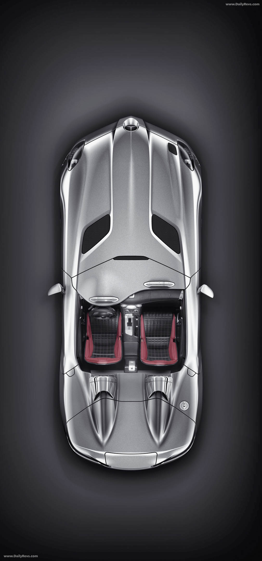 2009 Mercedes-Benz SLR Stirling Moss Z199 Top View