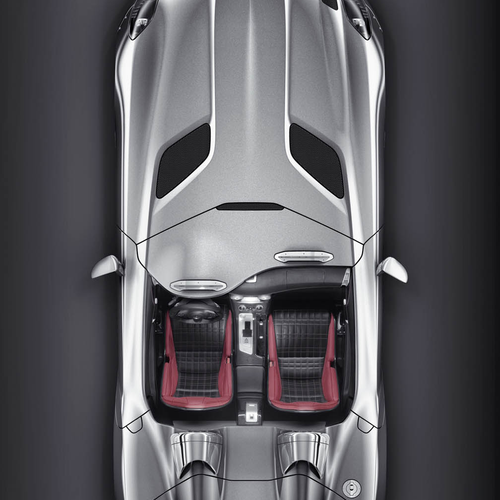 2009 Mercedes-Benz SLR Stirling Moss Z199 Top View