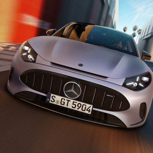 2027 Mercedes-Benz AMG GT 53 4-door Coupe X290 Front View