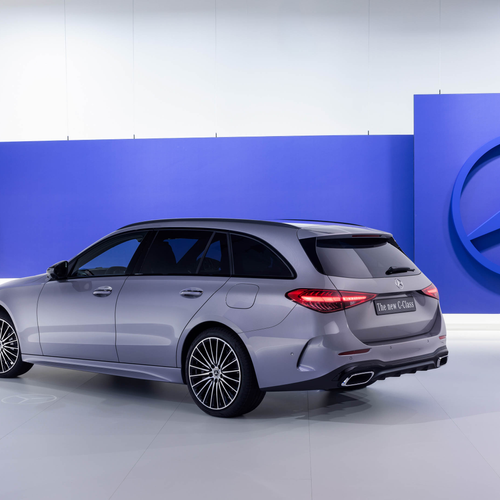 2027 Mercedes-Benz C 400 e Estate S206 Rear View