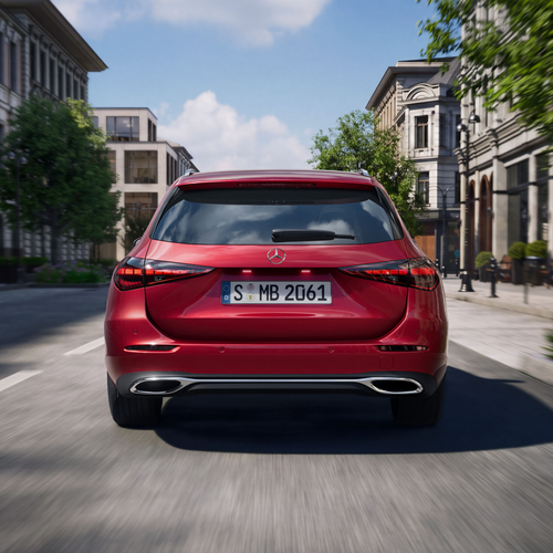 2027 Mercedes-Benz C-Class Estate S206 Rear View