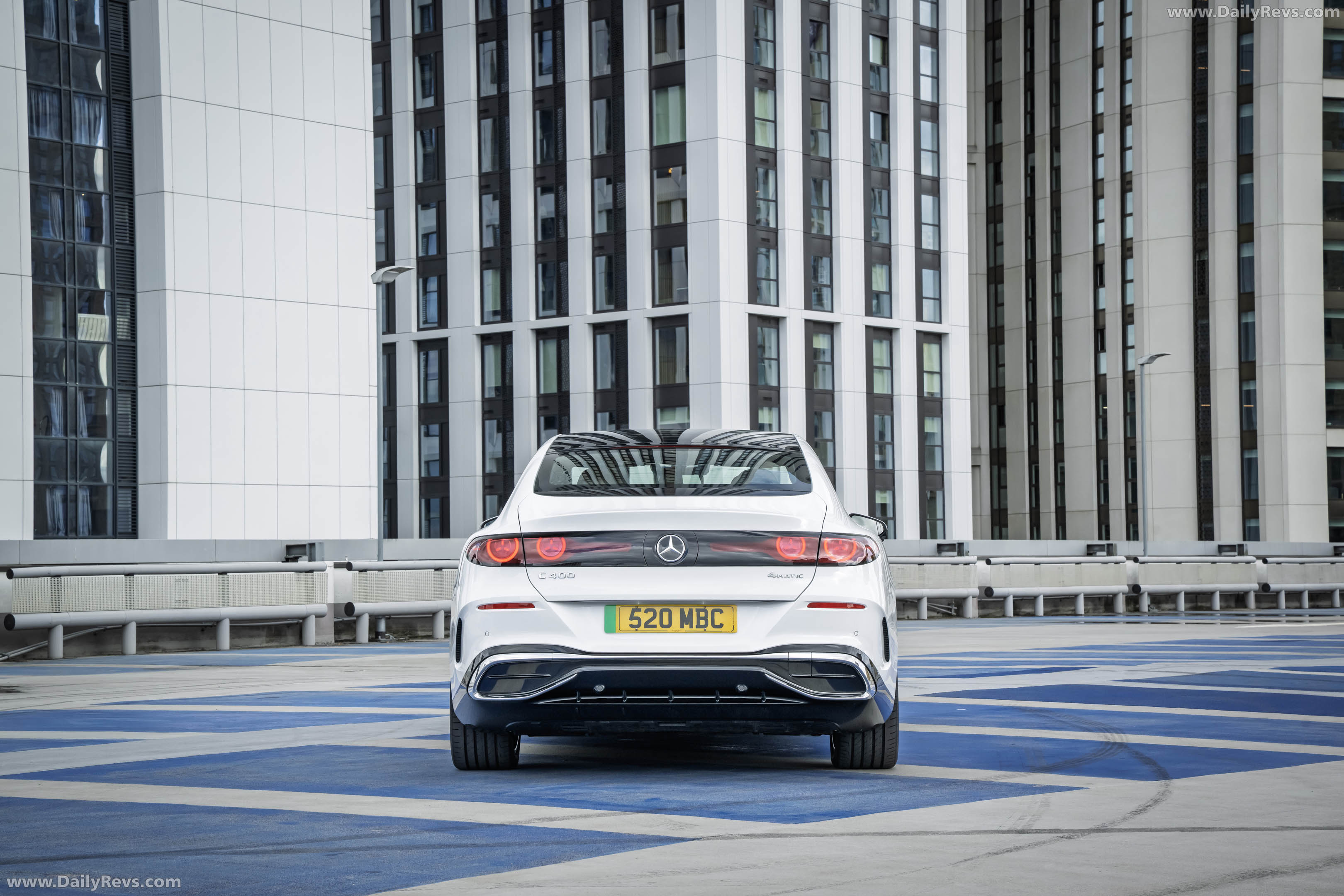 2027 Mercedes-Benz C-Class Electric W540 UK Version Rear View