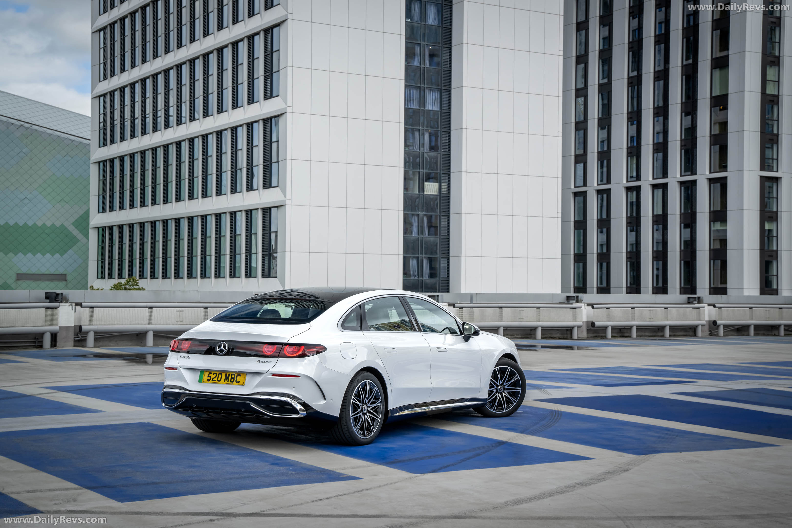 2027 Mercedes-Benz C-Class Electric W540 UK Version Rear View