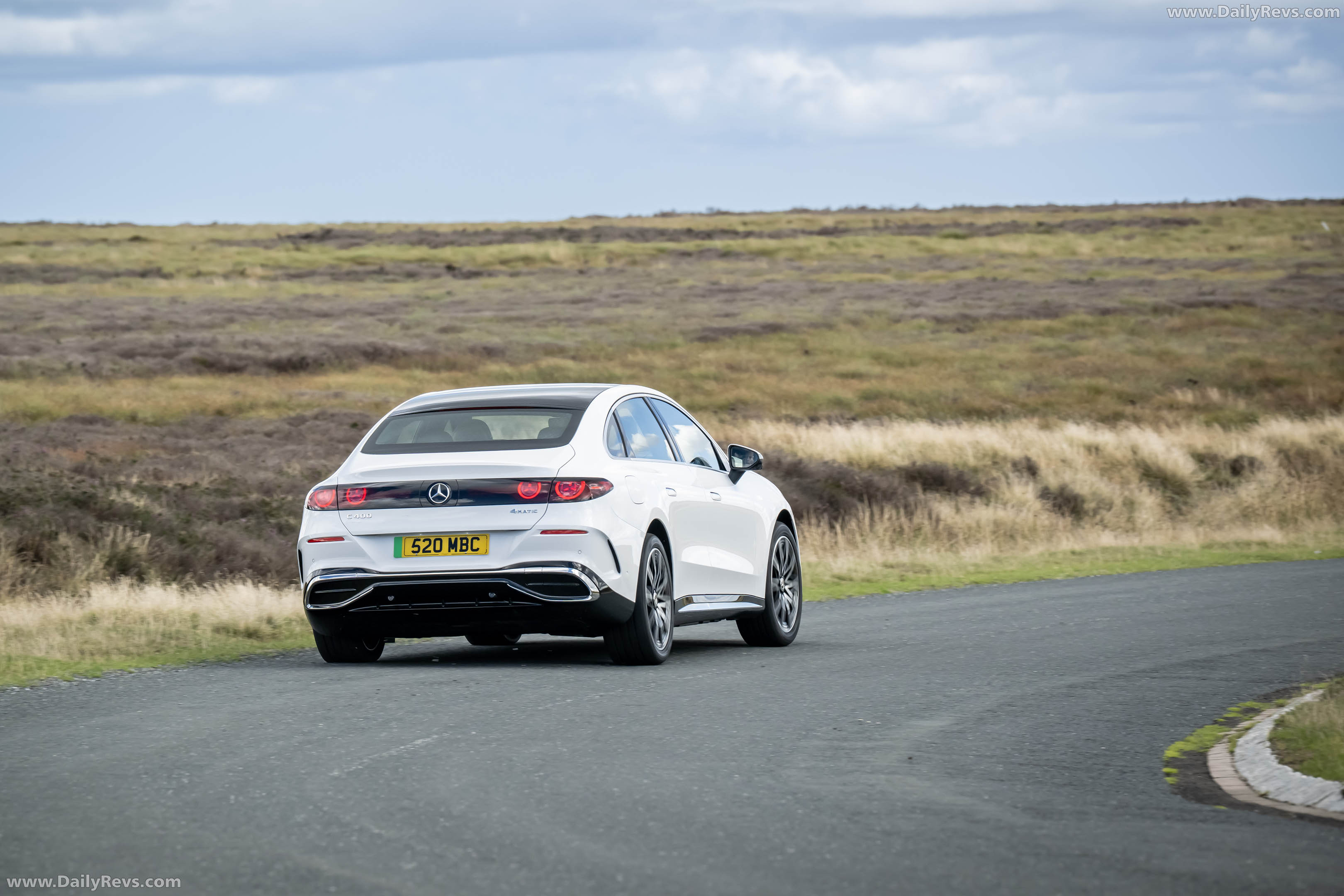 2027 Mercedes-Benz C-Class Electric W540 UK Version Rear View