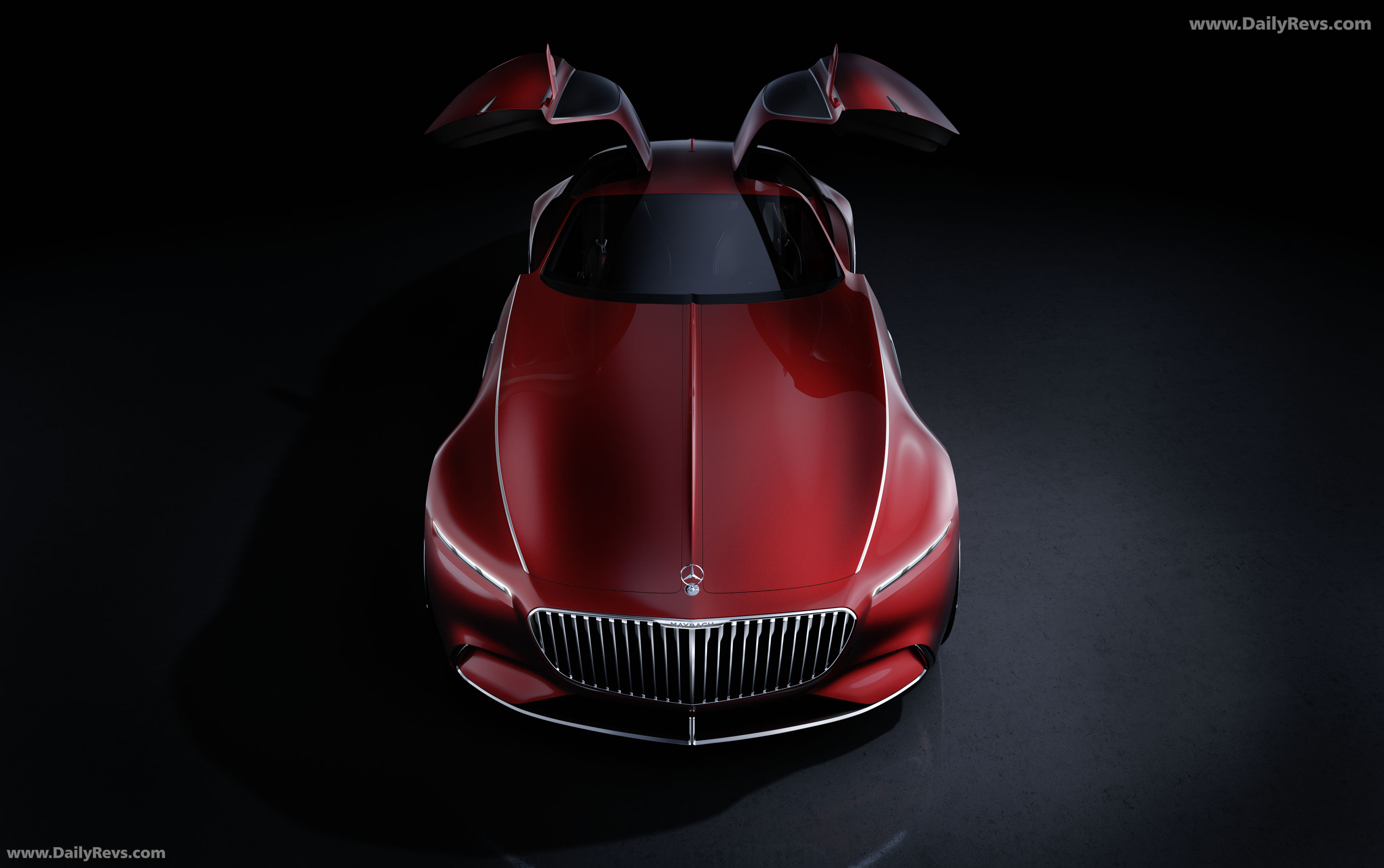 2016 Mercedes-Maybach Vision 6 Concept Top View