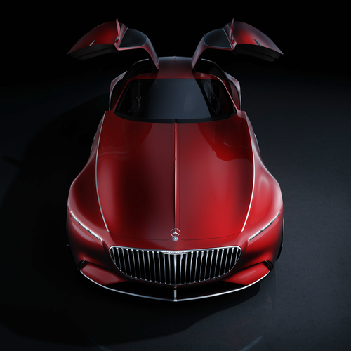 2016 Mercedes-Maybach Vision 6 Concept Top View