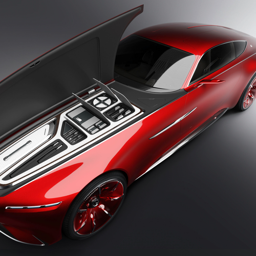 2016 Mercedes-Maybach Vision 6 Concept Sketches