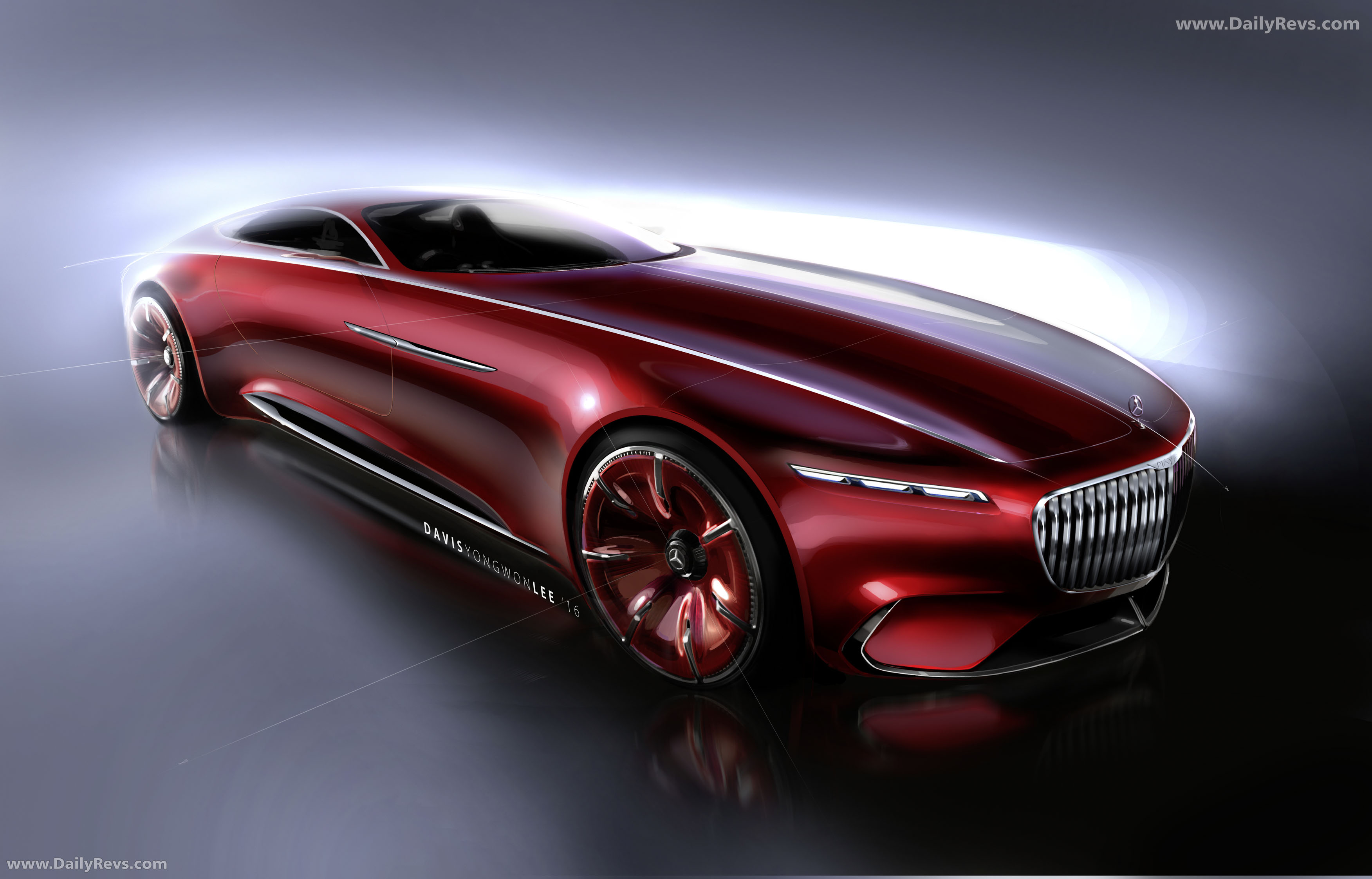 2016 Mercedes-Maybach Vision 6 Concept Sketches