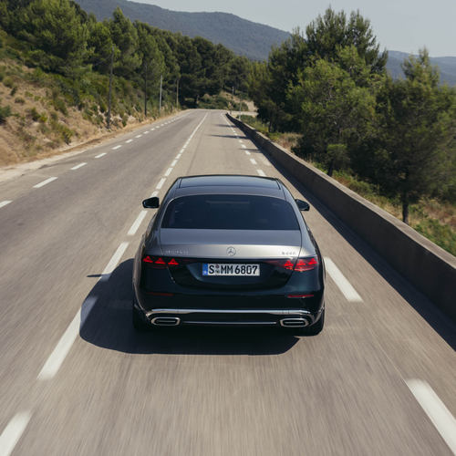 2027 Mercedes-Maybach S 680 Emerald Green Rear View