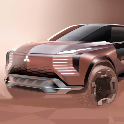 2025 Mitsubishi Elevance Concept Sketches