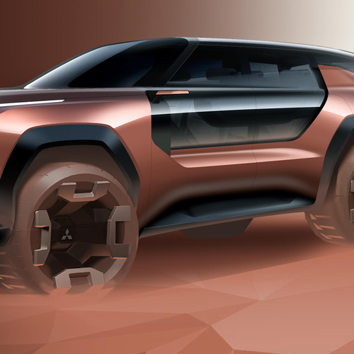 2025 Mitsubishi Elevance Concept Sketches