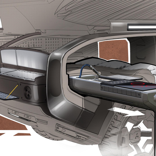 2025 Mitsubishi Elevance Concept Sketches