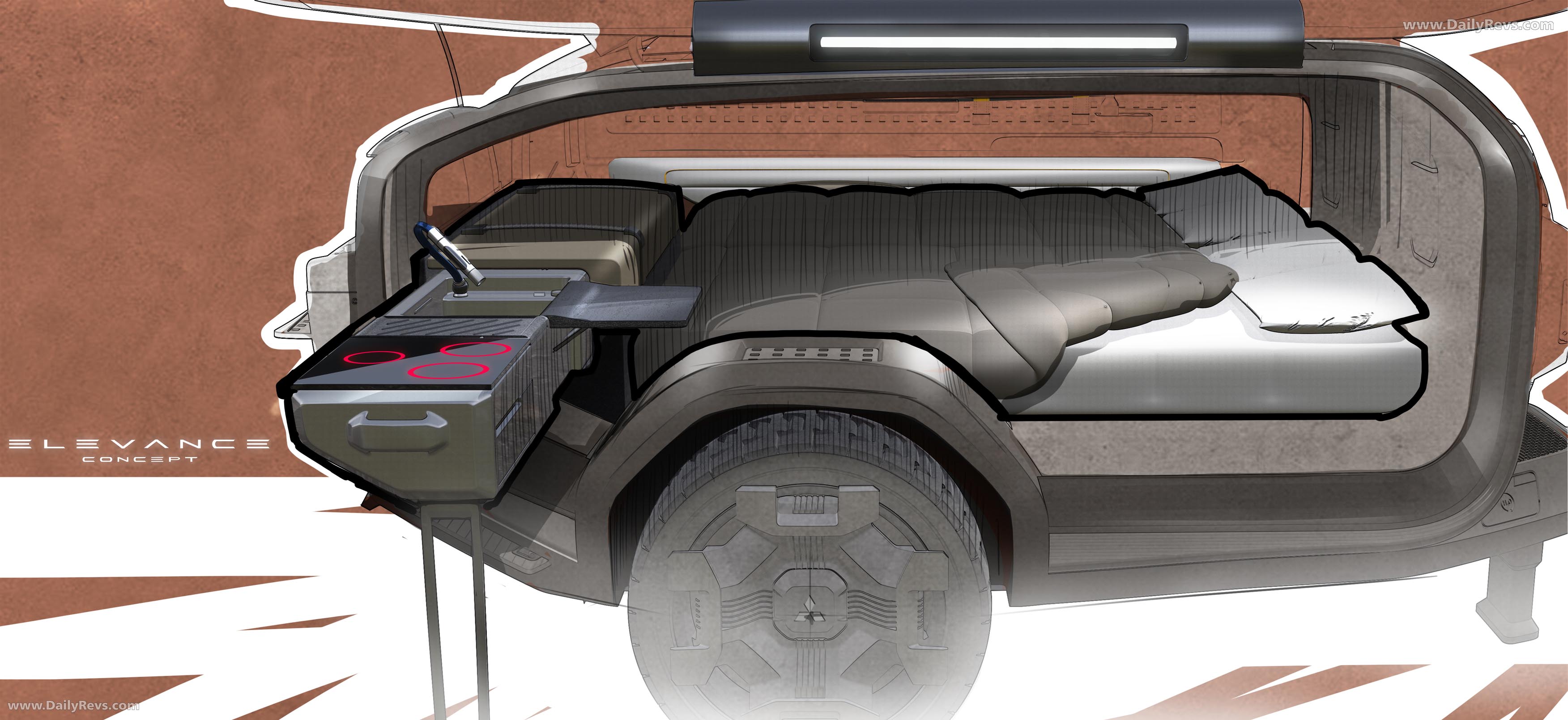 2025 Mitsubishi Elevance Concept Sketches