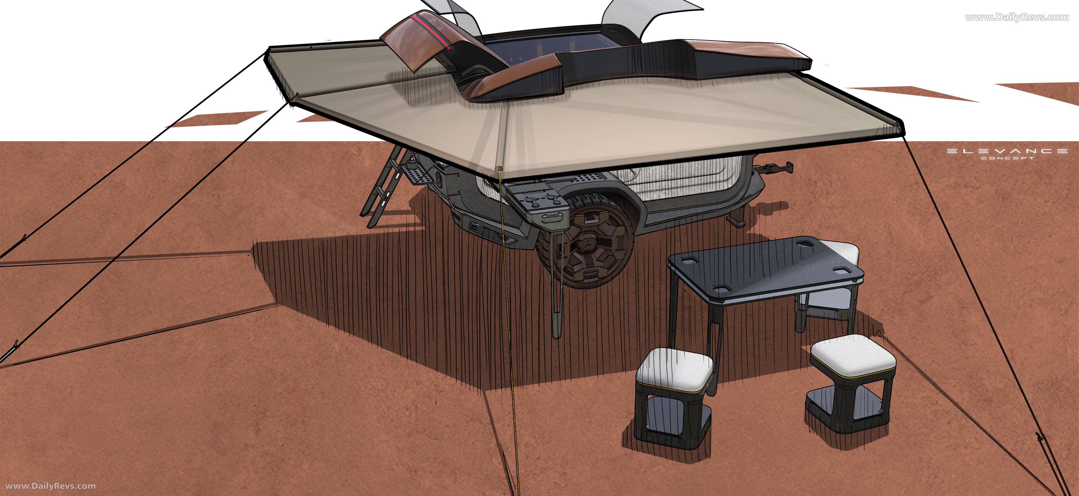 2025 Mitsubishi Elevance Concept Sketches