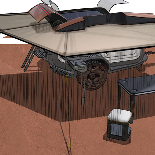 2025 Mitsubishi Elevance Concept Sketches