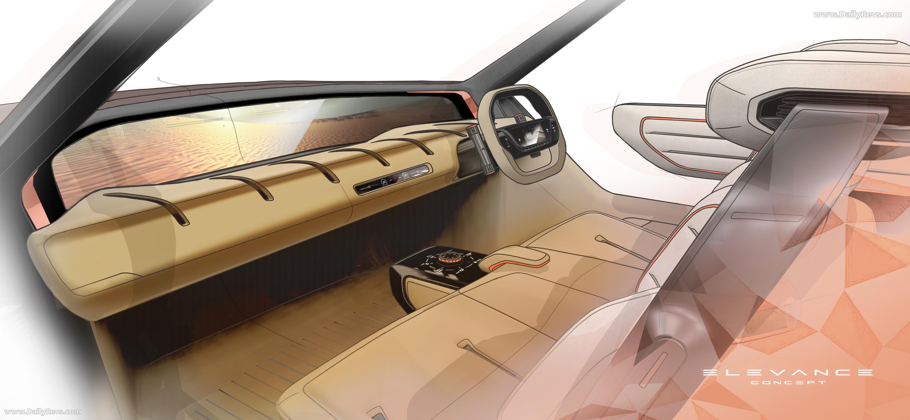 2025 Mitsubishi Elevance Concept Sketches